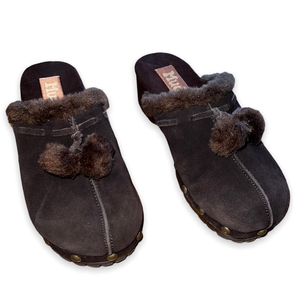 Mudd | Y2k Mules Clogs Jacob Leather Upper Size 7.5M